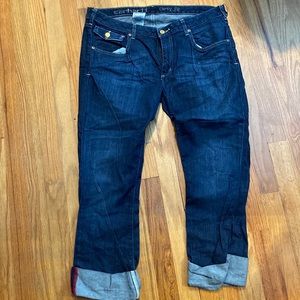 Carhartt size 14 cropped jeans. Curvy fit.
